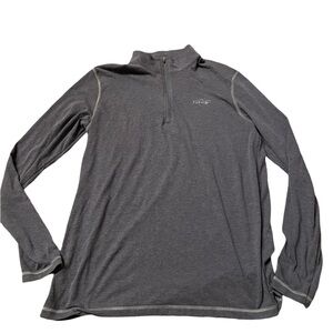 Eddie Bauer Gray Long Sleeve Pullover size Medium
